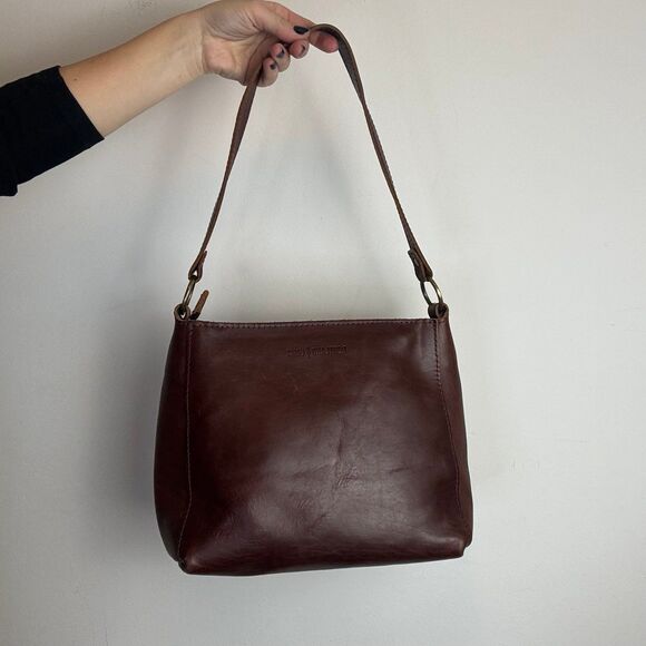 Portland Leather Goods Brown Shoulder Bag - Picture 2 of 6